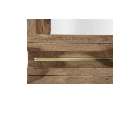 LUSTRO ELEGANT SHEESHAM 120X3X73 cm (WYMIAR WEWNĘTRZNY 57X84 cm)